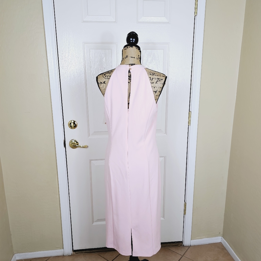 Julia Jordan Women's Sleeveless Knot Neck Sheath Dress - Picture 14 of 14